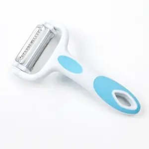 Mini nhựa 3-Trong-1 xoay Peeler lưỡi thép không gỉ
