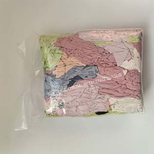 Chiffons de nettoyage industriels en vrac, recyclés, de couleur claire, 100% coton, pour le nettoyage - Product Image 1