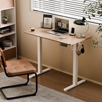 Bureau debout ergonomique avec technologie de levage automatique, pied de table électrique, bureau assis-debout réglable en hauteur pour le bureau, fabriqué au Vietnam