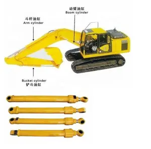 Parti per escavatore per Hyundai R250LC-7 escavatore braccio cilindro R250LC-7 braccio secchio cilindro