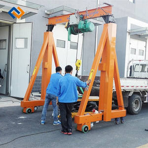 Mini grue à portique mobile Grue à <span class=keywords><strong>portail</strong></span> de 5 tonnes avec palan électrique à vendre - Product Image 4