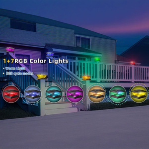 <b>Solar</b> Pillar Light 3W 2835 LED Dual Color Outdoor Garden Courtyard Lighting - Product Image 4