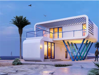 Space Capsule House 2 Bedroom with Kitchen Toilet Liveroom Mobile Home Tiny Container Apartment & Hotel Use