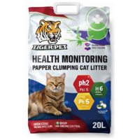 Litière pour chat de haute qualité avec surveillance de la santé et alerte de détection du pH de l'urine pour la santé des voies urinaires sensibles
