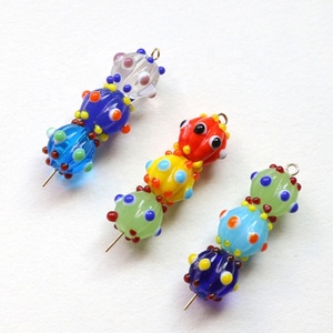 Fabricante de China, calabaza de Halloween, cuentas de vidrio esmaltadas antiguas, venta al por mayor, accesorios de joyería <span class=keywords><strong>DIY</strong></span>, cuentas de cristal de Murano a granel - Product Image 3
