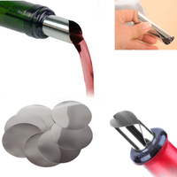 Disque verseur de vin personnalisé avec logo et carte de support, emballage pour bouteille de vin, disque verseur avec information de marque personnalisée