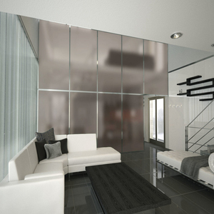 Cloison personnalisée Porte de salle de bain <span class=keywords><strong>Verre</strong></span> <span class=keywords><strong>dépoli</strong></span> feuilleté <span class=keywords><strong>trempé</strong></span> - Product Image 1