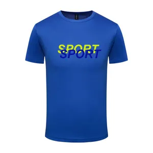 Custom Laatste Nieuwe Actieve Ontwerp Hoge Kwaliteit Gedrukt Fitness 100% Polyester 150 Gram Sport T-shirts Voor Running