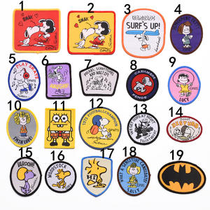 Écussons brodés de personnages de dessins animés USA Europe Snoop <span class=keywords><strong>Lucy</strong></span> Woodstock à repasser pour vêtements d'enfants <span class=keywords><strong>et</strong></span> d'adultes - Product Image 3