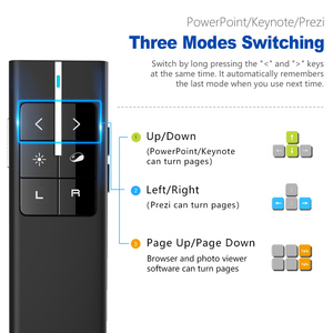 N99 Professionele Rood Groen Laser Lazer Pointer Projector Pen Ppt Afstandsbediening Presentatie - Product Image 3