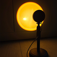 Lampe projecteur de coucher de soleil arc-en-ciel coloré pour la décoration de la maison, salon, chambre à coucher, ambiance LED, lumière de coucher de soleil