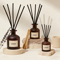 Bouteille vide en verre pour diffuseur de parfum à bâtonnets d'aromathérapie 150 ml 200 ml