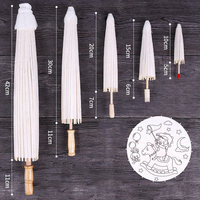 Parapluies Blancs à Peindre – Kits DIY pour Décorations de Mariage et Fêtes – Parapluie Vierge