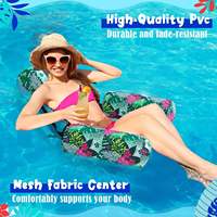 Hamac flottant gonflable portable pour adultes