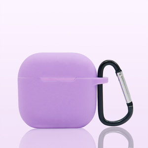Custodia protettiva in Silicone <span class=keywords><strong>4</strong></span> AirPods ispessita con gancio a molla custodia protettiva in Silicone Anti-goccia per Airpods di quarta generazione 2024 - Product Image 1