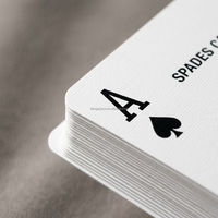 Cartes à jouer promotionnelles personnalisées, cadeau d'entreprise, utilisation familiale, jeu de cartes de poker, publicité commerciale, vente en gros, couleur pleine