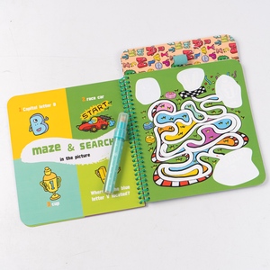 Livre de coloriage magique personnalisé avec marqueur révélateur d'eau, jouet pour enfants avec <span class=keywords><strong>labyrinthe</strong></span> de graffiti et jeux de recherche - Product Image 6