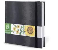 Bloc-notes Ohuhu pour marqueurs, carnet de croquis, papier à dessin lisse et épais 120 LB/200 GSM, 78 feuilles/156 pages, conçu pour les marqueurs à l'alcool