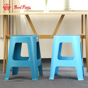 Pearl River Plastic <b>Stool</b> Stackable Modern Design Gray Blue Red Living Room Chair Home Furniture - Product Image 2