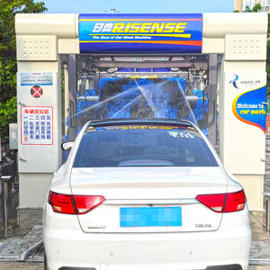 Machine <span class=keywords><strong>de</strong></span> <span class=keywords><strong>lavage</strong></span> <span class=keywords><strong>de</strong></span> voitures entièrement automatique à convoyeur <span class=keywords><strong>de</strong></span> 30 m, pour 45-55 voitures/heure, en acier galvanisé à chaud, Risense - Product Image 1