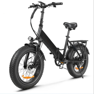Bicicleta Eléctrica Plegable de 20 Pulgadas con Llantas Gruesas, 500w, Urbana, Precio Económico, Cuadro en S - Product Image 4