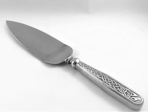 Best Selling Embossed Design Silver Plated <b>Cake</b> <b>Server</b> And Knife Flatware Set In Cheap Price - Product Image 6
