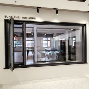 ม่านบานเกล็ดอลูมิเนียมแบบเปิดโล่งพร้อมที่จับล็อคดีไซน์แบบยุโรปสำหรับหน้าต่างบานออกทันสมัย - Product Image 2