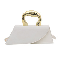 Sac à main tendance 2025, design simple et haut de gamme, texture unique, sac à bandoulière polyvalent, carré moyen, polyester