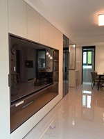 Meuble TV flottant moderne pour salon, personnalisable, modulaire, réglable en hauteur, multifonctionnel, gain de place, écologique, pour toute la maison