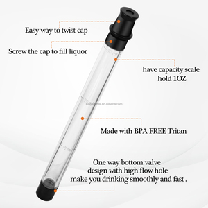 สินค้าใหม่ 30 มล. แก้วดื่มเบียร์แบบใช้หลอดพลาสติก - Product Image 3