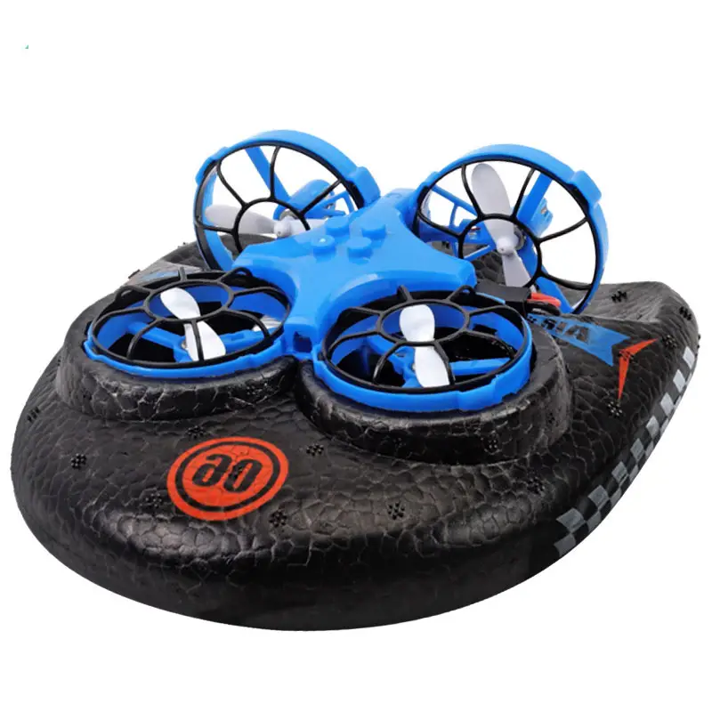 JXB RC Drone Hovercraft 3 In 1 Airship RC Pesawat Kendali Radio Multifungsi untuk Anak-anak