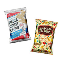 Pochette Doypack Imprimée Personnalisée de Qualité Alimentaire pour Snacks, Maïs et Chips, Matériau BOPP avec Soudure Dorsale et Thermoscellage