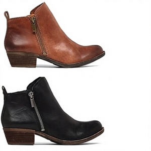 Botines de Invierno para Mujer, Estilo Retro Occidental, con Punta Puntiaguda, Tacón Grueso y Cierre Lateral - Product Image 3