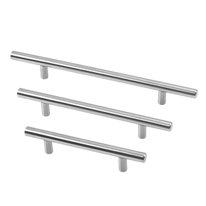 Tiradores de puerta de armario con barra en T para muebles, tiradores de acero inoxidable, tiradores de cajón de cocina - Product Image 2