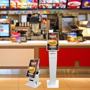 Touchwo tương tác màn hình cảm ứng tự phục vụ máy tự phục vụ tiếp nhận thanh toán kiosk với máy in nhiệt và máy quét - Product Image 1