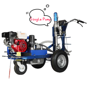 Lạnh phun pit tông bơm đôi súng đánh dấu máy tay đẩy đường lĩnh vực đường thủy lực đường đánh dấu xe sơn đánh dấu máy - Product Image 5