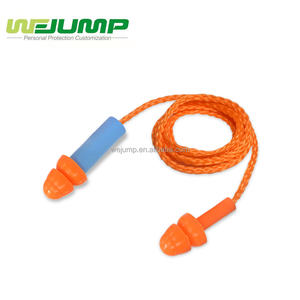 Wejump ที่อุดหูซิลิโคนสำหรับเครื่องบินป้องกันน้ำสองชั้นพร้อมเชือกสีน้ำเงินที่อุดหูซิลิโคน - Product Image 4