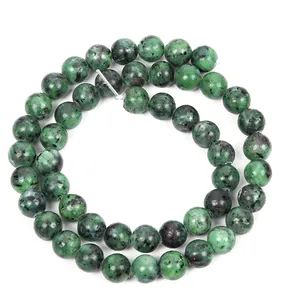 Natuurlijke Ruby Zoisite Ronde Losse Spacer Kralen Voor Sieraden Maken Diy Charm Accessoires Strand 4/6/8/10/12/14Mm