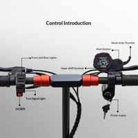 Trottinette électrique tout-terrain pliable pour adultes, absorption des chocs, longue autonomie, moteur 48V 1600W, vente en gros transfrontalière