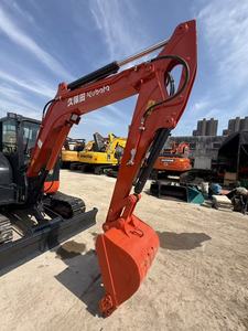 Mini-excavatrice Kubota U55-5 d'occasion de haute qualité, 5,5 tonnes, à bras oscillant zéro, peinture d'origine usine, excavatrice bien entretenue - Product Image 3