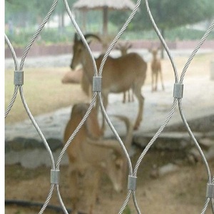 Férula personalizada tipo 316 cuerda de alambre de acero inoxidable Flexible x-tend Webnet Animal Zoo malla loro aviario pájaro red - Product Image 5