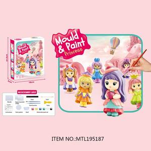 बच्चों हस्तनिर्मित डिय प्लास्टर पेंटिंग खिलौना किट रंग मोल्ड जानवर खिलौने बच्चे पेंट कला शिल्प सेट - Product Image 3