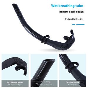 Juego de máscara de esnórquel y gafas de buceo gratis con logotipo personalizado, lente templada, función antiniebla, resistente al agua para buceo - Product Image 2