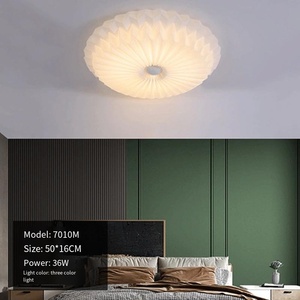 Hiện đại phong cách Châu Âu LED chiếu sáng giấy Đèn Lồng chụp đèn sáng tạo xếp li quạt gấp cho trang trí trong nhà cho khách sạn Đèn - Product Image 5