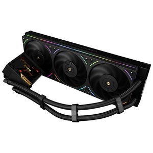 <span class=keywords><strong>Refroidisseur</strong></span> <span class=keywords><strong>liquide</strong></span> AIO Mjolnir Vision 360 UB PRO BLACK 360 mm avec écran LCD 3,5 pouces pour affichage en temps réel, compatible Intel LGA 1851 AM5, pour système <span class=keywords><strong>PC</strong></span> - Product Image 3