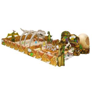 Parc d'attractions intérieur sur le thème des dinosaures avec fosse à sable archéologique, trampoline et manèges d'avions volants pour les places publiques et les centres commerciaux - Product Image 5