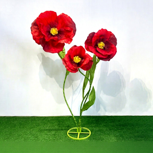 Decoración de Amapolas de Papel para Bodas, Decoración para Grandes Eventos, Decoración para Escaparates de Centros Comerciales, Flores Simuladas - Product Image 1
