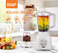 Nieuwe Release 1.5L Huishoudelijke 2 In 1 Dubbele Cup Grinder Mengen Vruchten Juicer Smoothie Blender