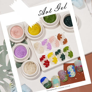 Esmalte de Gel Artístico, Nuevo Gel para Pintar <span class=keywords><strong>Uñas</strong></span>, Efecto Mate de Larga Duración, Sin Necesidad de Lavar, Relieve Tridimensional, Duradero y Hermoso - Product Image 1
