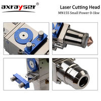 Kepala Pemotong Laser Serat WSX MNI15 0-1KW Daya Kecil Dua Titik CL100 FL125 FL150 untuk Pemotongan Logam Format Kecil